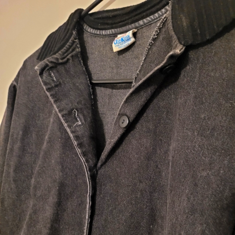 Vintage Osh Kosh Dark Denim button up dress
